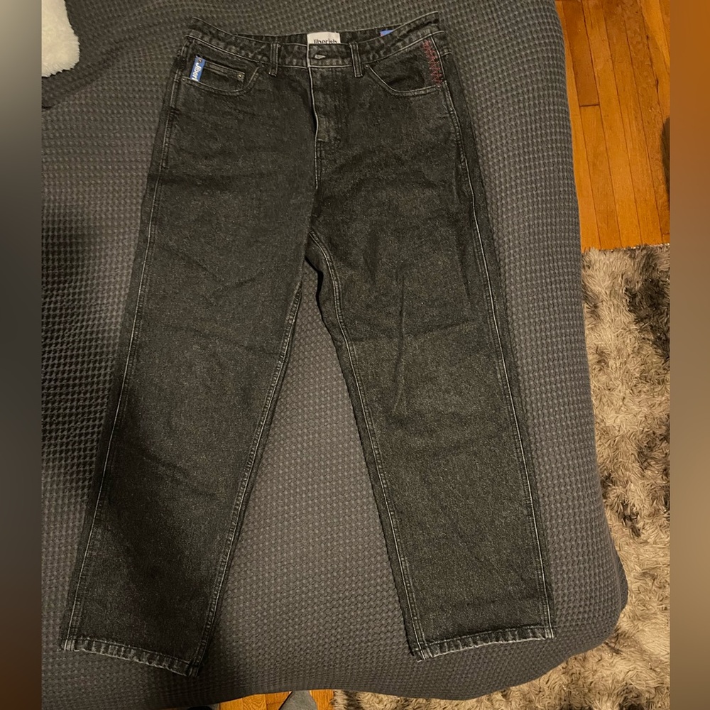 Jiberish Baggy Fit Denim Black